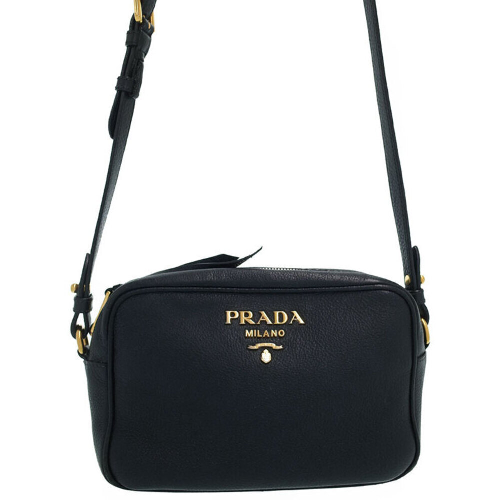 Prada black Phenix camera Vitello bag leather Crossbody - Picture 2 of 9